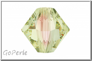 Swarovski Bicone 5328, 4mm, 001LUMG - crystal, luminous green, 25 Stk.